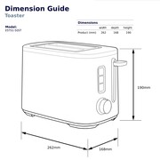 Electrolux UltimateTaste 500 2 Slice Toaster with 7 Heat Levels (Stainless Steel) | E5TS1-50ST